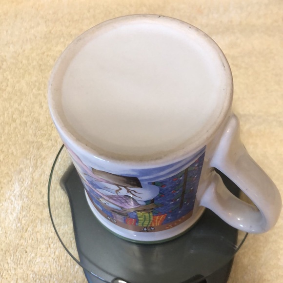 Vintage Greenbrier International, Snowman 16oz Stoneware Coffee Mug 4.75”x3.5” - Picture 6 of 6